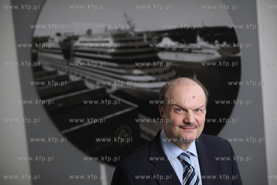 Janusz Jarosinski, prezes Morskiego Portu Gdynia. 12.03.3013...