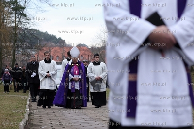 Cmentarz Srebrzysko w Gdansku. Pogrzeb Brunona Synaka....