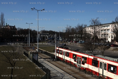 Tramwaj na Węźle Kliniczna w Gdańsku.
17.02.2015
fot....