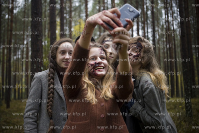 Lasy piaśnickie koło WejherowaPlan zdjęciowy filmu...