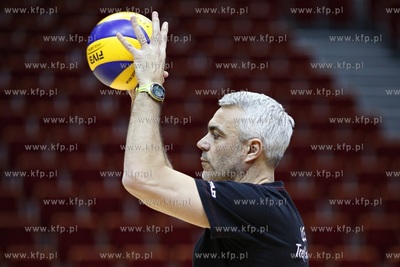 Ergo Arena.Trening zespołu Lotos Trefl Gdańsk. Nz....