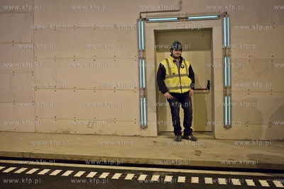 Gdańsk. Prezentacja tunelu pod Martwą Wisłą. Nz....