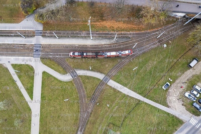 Pętla tramwajowa Zaspa. 07.11.2024 fot. Paweł Marcinko...