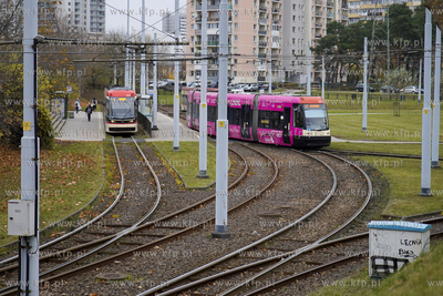Pętla tramwajowa Zaspa. 07.11.2024 fot. Paweł Marcinko...
