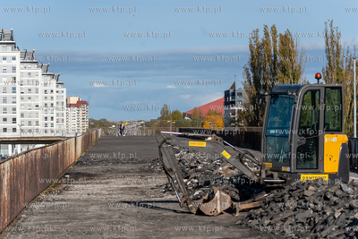 Rusza rozbiórka kładki na Zaspie. Zmieniła się...