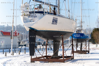 Zimowa Gdynia. Jachty w Marinie Gdynia.  19.01.2026...
