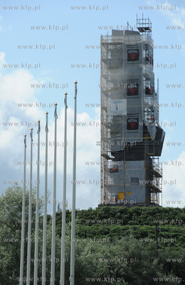 Niecodzienny widok na Westerplatte. Pomnik Obroncow...