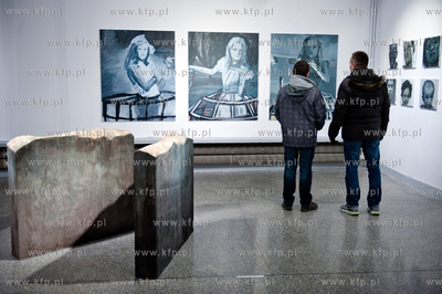 Gdansk. Galeria Miejska 2 na ulicy Powrozniczej. Wystawa...