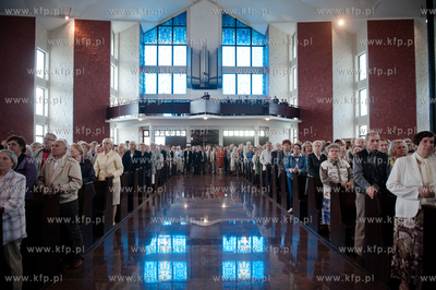 Gdansk. Kosciol p.w. Opatrznosci Bozej. Wizyta watykanskiego...