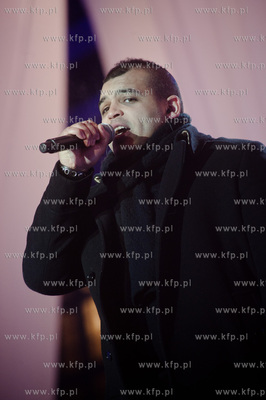 Gdansk. Dlugi Targ. Swiateczny koncert Cala Polska...