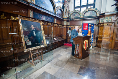 Gdansk. Dwor Artusa. Prezentacja nowych informacji...