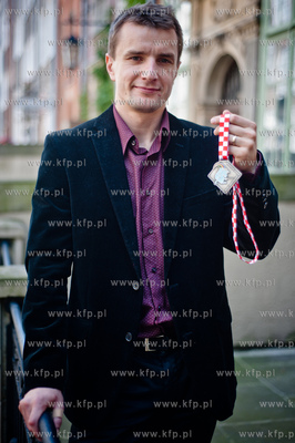 Gdansk. Florecista Radoslaw Glonek, zdobywca srebrnego...