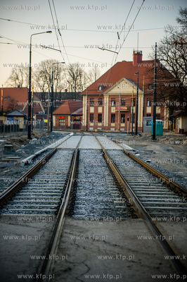 Gdansk. Zmodernizowana linia tramwajowa na Stogi. 
27.12.2014
fot....