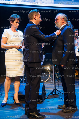 Gdansk. Europejskie Centrum Solidarnosci. Gala 70-lecia...