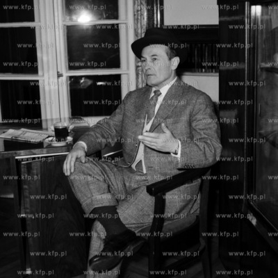 Wizyta Jana Kiepury, śpiewaka operowego w Sopocie....