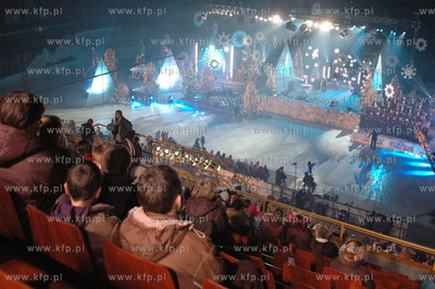 Final akcji "Wigilijna paczka" w Hali Olivia w Gdansku....