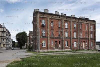 Dzielnica Gdanska, Dolne Miasto domy przy ul. Zielonej...