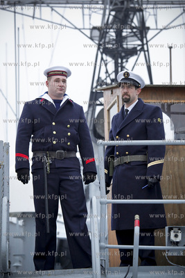 Gdynia Port Wojenny. FNS Commandant Blaison to fregata...