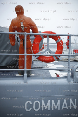 Gdynia Port Wojenny. FNS Commandant Blaison to fregata...