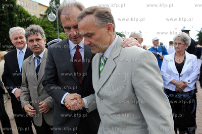 Gdynia. Swieto Marynarki Wojennej. Uroczystosc zmiany...