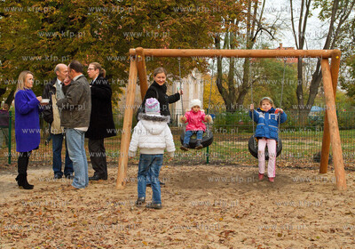 Gdansk, Siedlce. Otwarcie nowego malego placu zabaw...