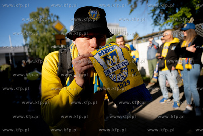 Betclic 1 Liga: Arka Gdynia - GKS Tychy. Na zdjęciu...