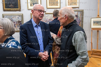Wernisaż wystawy malarstwa Erwina Elstera w Domu Wiedemanna...