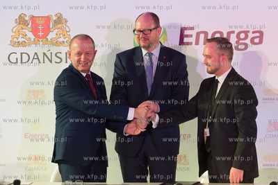 Uroczyste podpisanie umowy sponsorskiej oraz nadania...