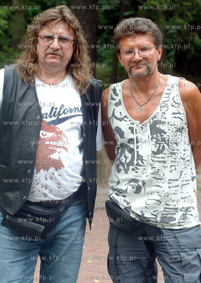 Festiwal Piosenki w Sopocie. Andrzej (po lewej) i Jacek...