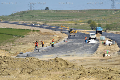 Budowa Obwodnicy Poludniowej Gdanska - wezel Straszyn.06.05.2011Fot....