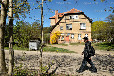 Gdansk Oliwa. Dom na ul. Koscierskiej 10. 30.04.2011...