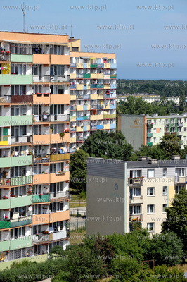 Gdansk Przymorze. Fragmenty falowcow na al, Rzeczypospolitej...
