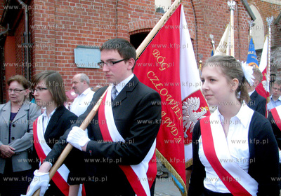 Obochody Swieta Konstytucji 3 maja w Zukowie. 3.05.2012...