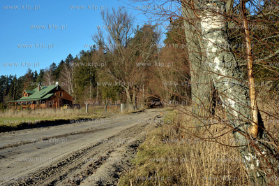 Sulmin wies na Kaszubach. Wiejska droga. 31.12.2011...