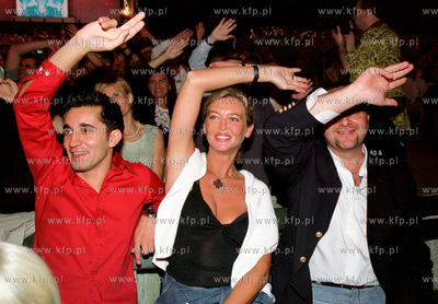 Sopot Festiwal. Na widowni podczas wystepu Golec uOrkiestra...