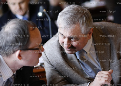 Gdansk. Sesja Rady Miasta. Nz radni PIS Krzysztof Wiecki...