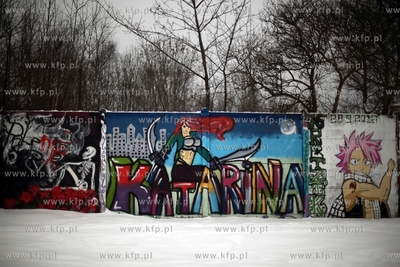 Gdansk Nowy Port. Graffiti na murach portowych.
15.01.2013
fot....