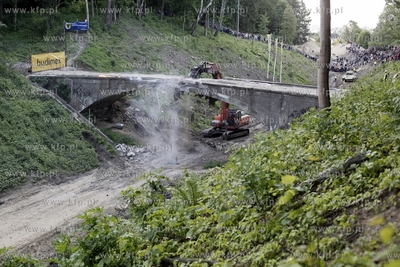 Wyburzanie Mostku Weisera na gdanskiej Strzyzy. 
05.06.2013
fot....