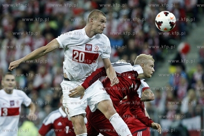 Gdansk. PGE Arena. Mecz towarzyski Polska- Dania. Nz....