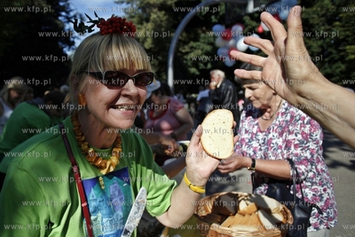 Plac De Gaulle'a w Gdansku Wrzeszczu. Piknik Rodziny...