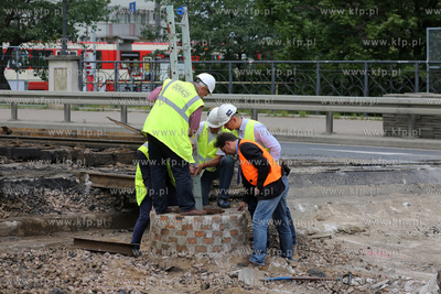 Gdańsk. Budowa tunelu pod ul. Hucisko. Podczas prac...