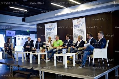 Gdańsk. PGE Arena. Spotkanie poświęcone meczowi,...