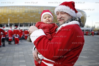 Gdansk. XIII edycja parady Mikolaje na Motocyklach....