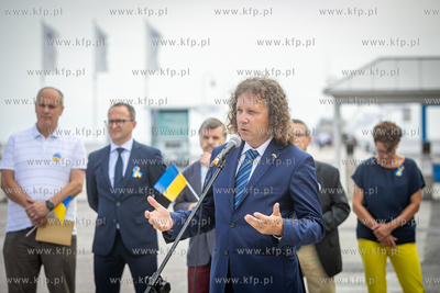 Dzień Niepodległości Ukrainy na sopockim molo. Nz....