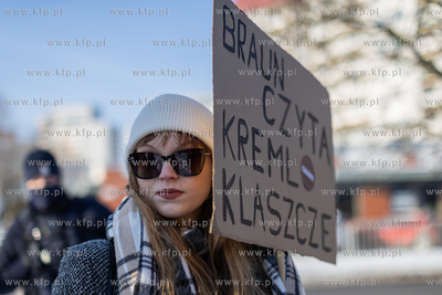 Demonstracja wsparcia dla lekarzy i pacjentek w Gdańsku....