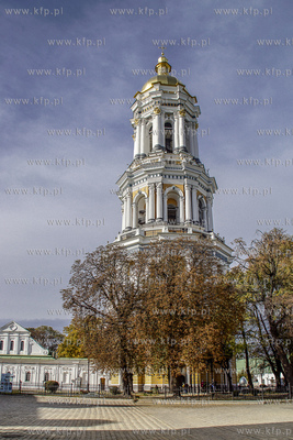 Kijów. Ławra Peczerska jest siedzibą ukraińskiego...