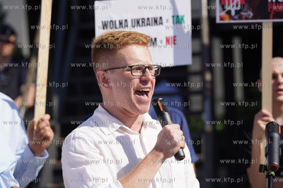 Targ Rybny w Gdańsku Protest aktywistów z Fundacji...