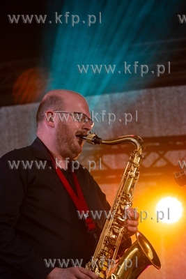 Gdańsk, 24. Festiwal Jazz Jantar - lato. Piotr Lemańczyk...