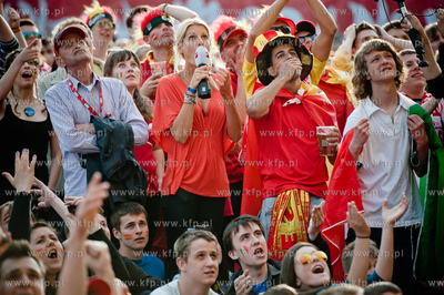 Gdansk. Fanzone - Strefa Kibica. Relacja meczu Mistrzostw...