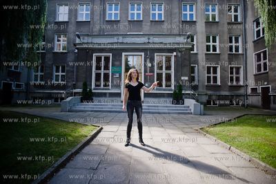 Gdansk. Aktorka z Gdanska, mieszkajaca obecnie w LA...